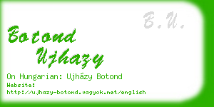 botond ujhazy business card