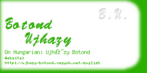 botond ujhazy business card